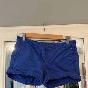 Tommy Hilfiger Navy Blue High Waist Cotton Shorts